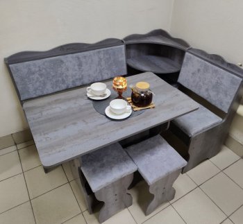 Кухонный уголок Миссия с полкой ткань в Болотное - mebel154.com