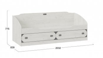 Кровать с ящиками «Калипсо» - ТД-389.12.01 в Болотное - mebel154.com
