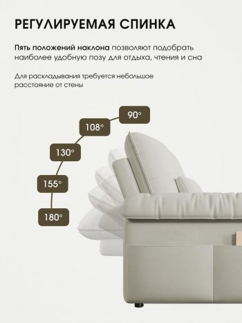 Кресло-кровать ЛУНО 105см в Болотное - mebel154.com