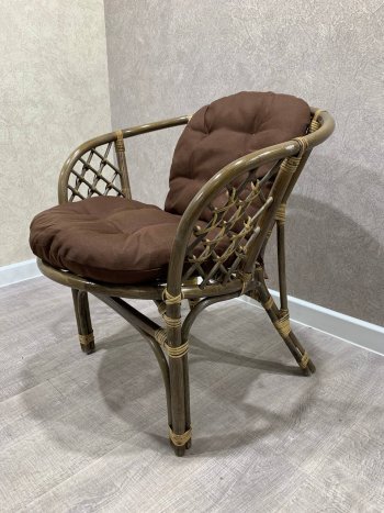 Кресло Bahama (Ротанг №6, ткань Matador 010) в Болотное - mebel154.com