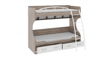Кровать Прованс с металлической лестницей ТД-223.11.01 в Болотное - mebel154.com