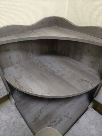 Кухонный уголок Миссия с полкой ткань в Болотное - mebel154.com