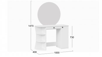 Стол туалетный «Соло» Тип 1 в Болотное - mebel154.com