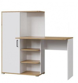 Стол со шкафом STIF белый(правый/левый) в Болотное - mebel154.com
