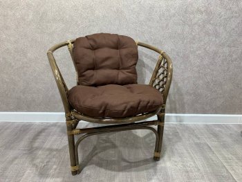 Кресло Bahama (Ротанг №6, ткань Matador 010) в Болотное - mebel154.com