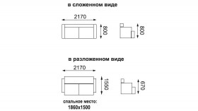 Енисей диван-кровать в Болотное - mebel154.com
