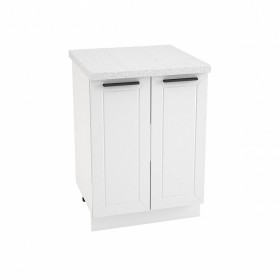 Глетчер (каркас Н 600, фасад Ф-40) Шкаф нижний двухдверный в Болотное - mebel154.com