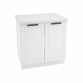 Глетчер (каркас Н 800, фасад Ф-50) Шкаф нижний двухдверный в Болотное - mebel154.com