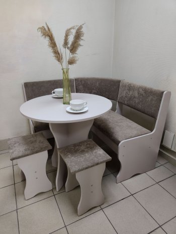 Кухонный уголок Лотос ткань в Болотное - mebel154.com