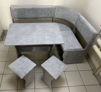 Кухонный уголок Миссия V велюр (сириус) в Болотное - mebel154.com
