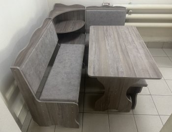 Кухонный уголок Миссия с полкой, ткань(локи) в Болотное - mebel154.com