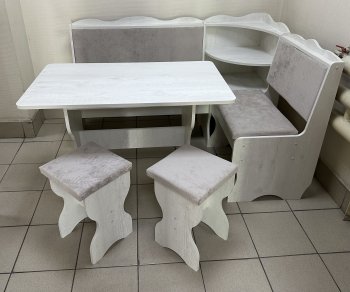 Кухонный уголок Миссия с полкой ткань в Болотное - mebel154.com