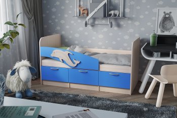 Кровать Дельфин 1.6 в Болотное - mebel154.com