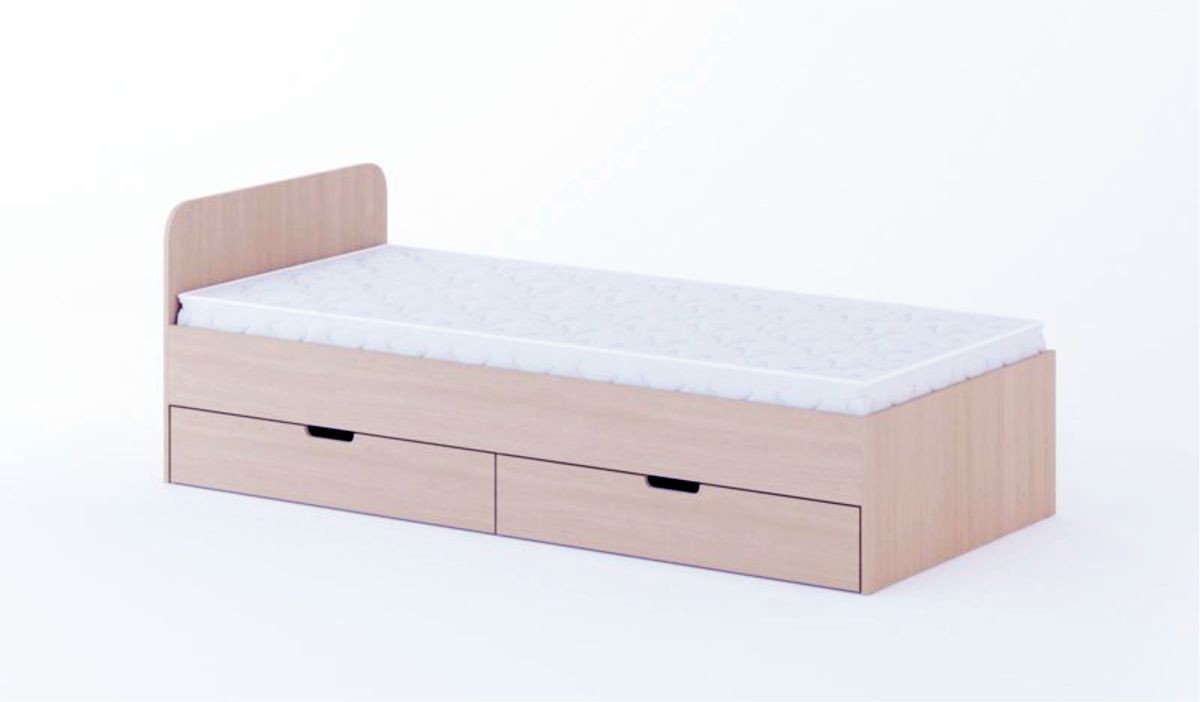 Кровать с ящиками Фиджи в Болотное - mebel154.com