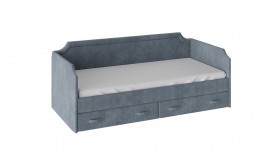 Кровать с мягкой обивкой и ящиками Кантри Тип 1 (900) в Болотное - mebel154.com