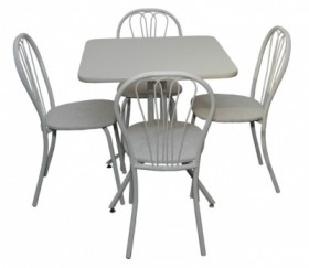 Набор стол пластиковый, 4 стула в Болотное - mebel154.com
