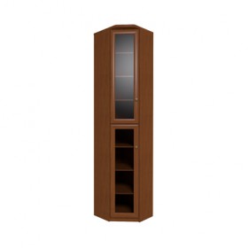 Шкаф для книг угловой фасад Стекло 10 Марракеш в Болотное - mebel154.com