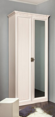 Шкаф для одежды 2-х дверный с зеркалом 2 Montpellier в Болотное - mebel154.com
