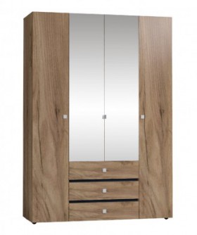 Шкаф для одежды 4-х дверный 555 Neo в Болотное - mebel154.com