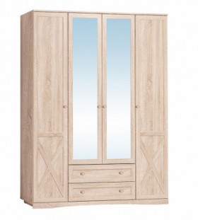 Шкаф для одежды 4-х дверный 9 Adele в Болотное - mebel154.com