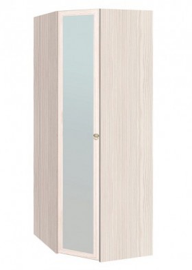 Шкаф для одежды угловой с зеркалом 56-2 Бриз в Болотное - mebel154.com
