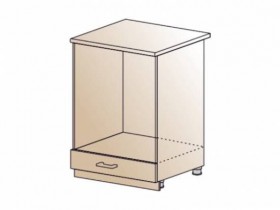 Шкаф нижний для духовки Сити ШНД 600 в Болотное - mebel154.com